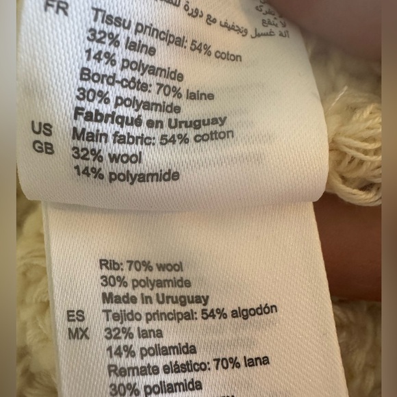 Sandro - Oversize Cotton/Wool Sweater PTP 24” (520usd) - Picture 12 of 12